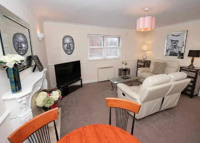 Puffin - Beautifully Furnished Double Bedroom Lägenhet *